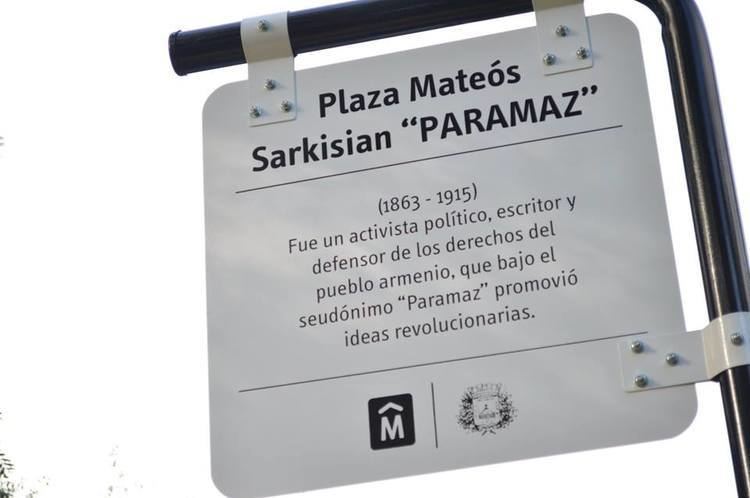 Paramaz Mates Sarkisian Paramaz Square Was Inaugurated in Uruguayan
