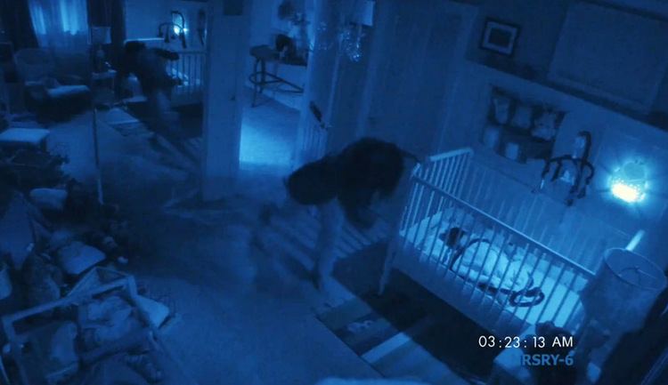 Paranormal Activity 2 movie scenes Lots of shit happens in the baby s bedroom 