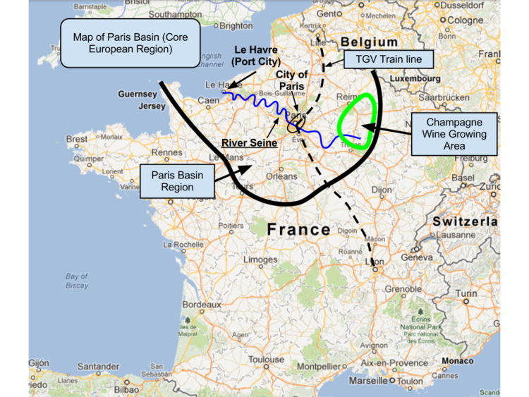 Paris Basin Paris Basin Map bantrygeography