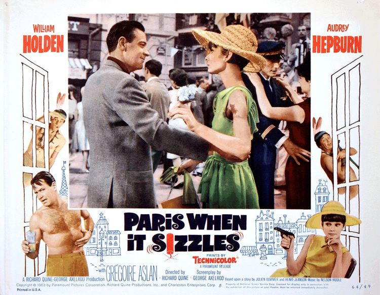 Paris When It Sizzles Audrey Hepburn Paris when it sizzles 1964 starring William Holden