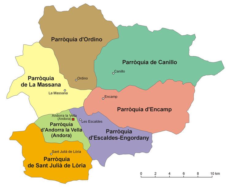 Parishes of Andorra