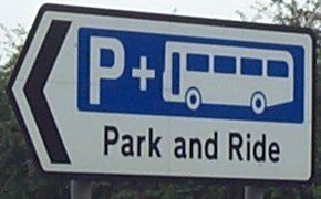 Park and ride bus services in the United Kingdom