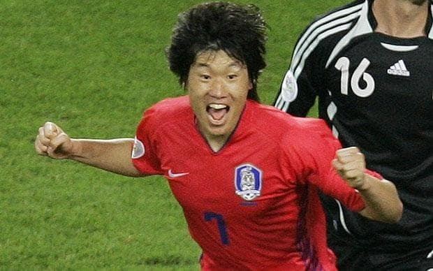 Park Ji-sung Park JiSung South Korea star player at World Cup 2010 in