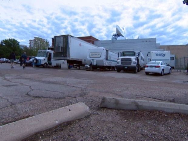 Parking Space (film) movie scenes Behind the scenes of Corner Gas The Movie