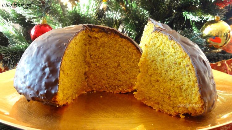 Parrozzo Parrozzo a typical Christmas dessert of Abruzzo Recipes With