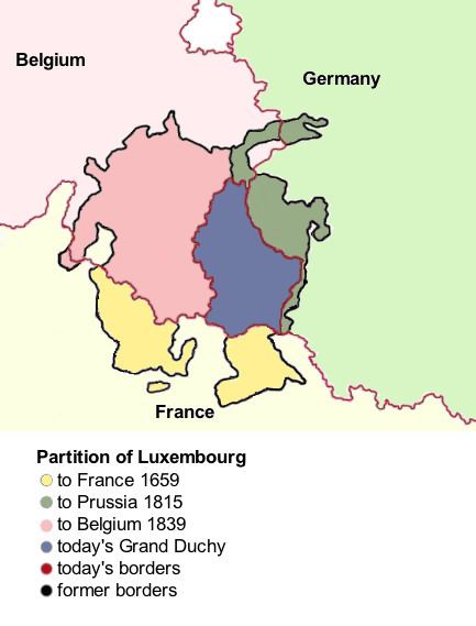 Partitions of Luxembourg