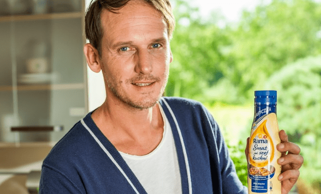 Pascal Brodnicki Brodnicki reklamuje Ram Sma jak szef kuchni