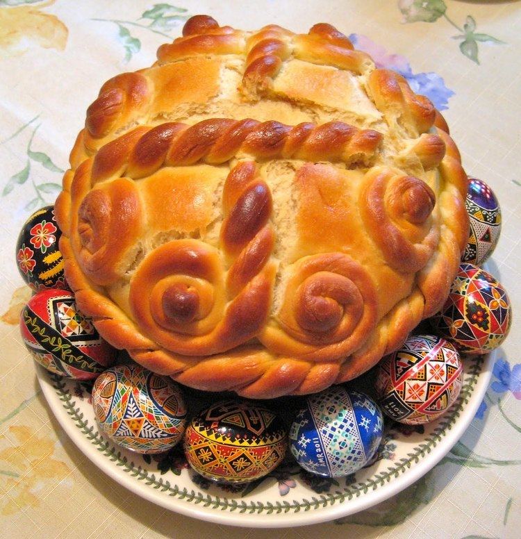 Paska (bread) Paska Ukrainian Easter Bread Traditional Shape and London