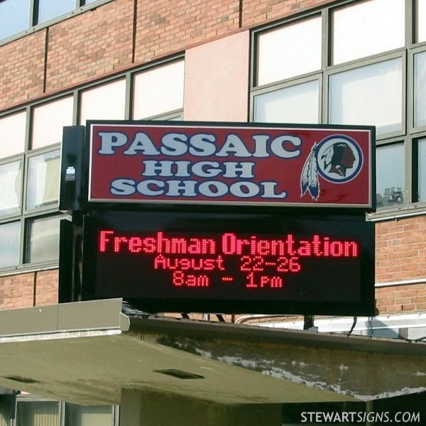 Passaic High School Passaic High School marquee entrance NJ Pinterest Entrance