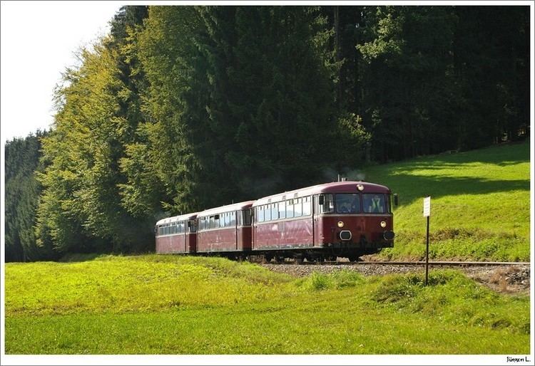 Passauer Eisenbahnfreunde DBSchienenbus VT798 der Passauer Eisenbahnfreunde auf der GEG