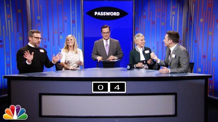 Password (game show) Password with Ellen DeGeneres Steve Carell and Reese Witherspoon