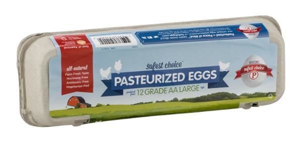 Pasteurized eggs Davidson39s Safest Choice Grade AA Pasteurized Eggs Large 12 CT