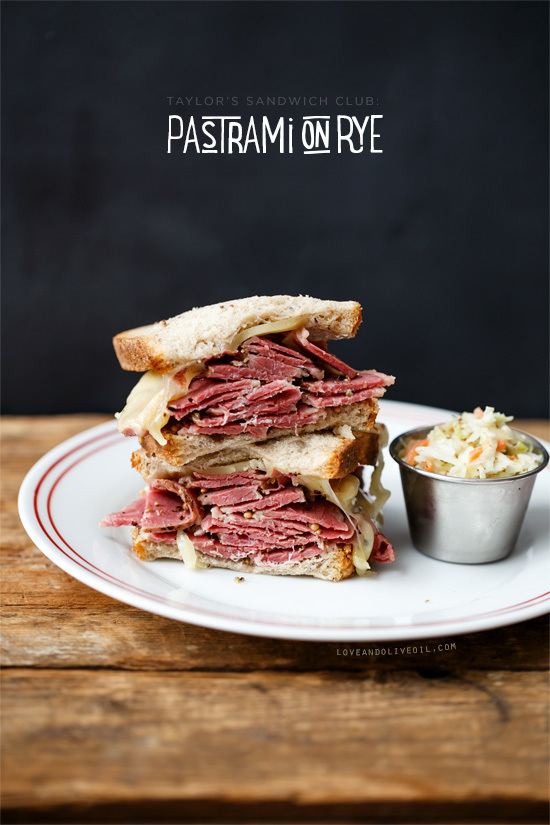 Pastrami on rye Sandwich Club Pastrami on Rye Love and Olive Oil
