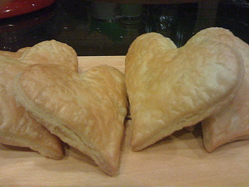 Pastry heart Easy Pastry Hearts