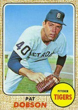 Pat Dobson 1968 Topps Pat Dobson 22 Baseball Card Value Price Guide