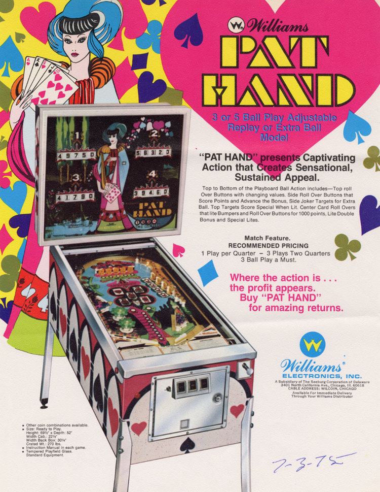 Pat Hand Pat Hand Vintage Arcade Superstore
