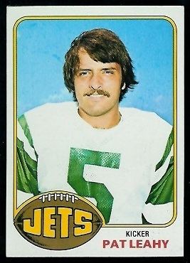 Pat Leahy (American football) wwwfootballcardgallerycom1976Topps34PatLeah