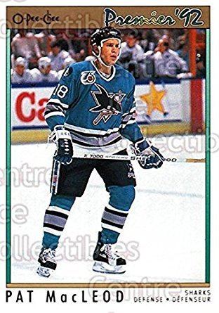 Pat MacLeod Amazoncom CI Pat MacLeod Hockey Card 199192 OPC Premier 87 Pat