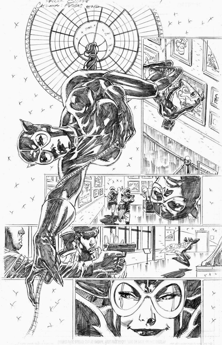 Pat Olliffe CatwomanFuturesEndpage1pencilsjpg