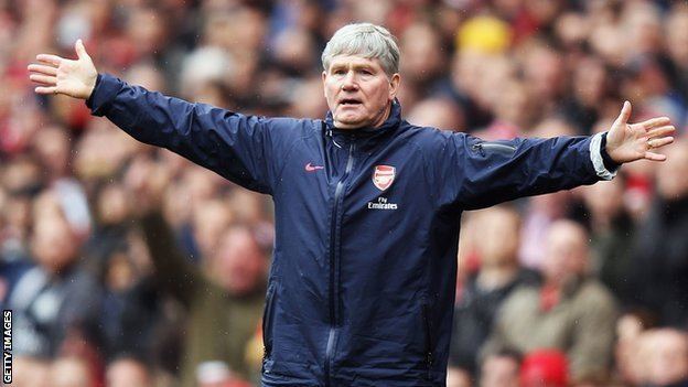 Pat Rice BBC Sport Pat Rice Cancer diagnosis for Arsenal and