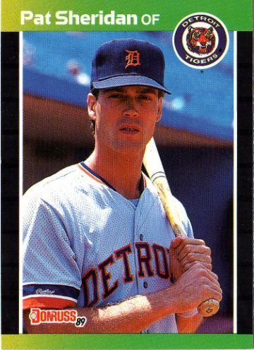 Pat Sheridan DETROIT TIGERS Pat Sheridan 417 DONRUSS 1989 MLB