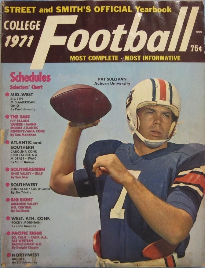 Pat Sullivan (American football) Pat Sullivan on the cover of 1971 Street and Smith39s