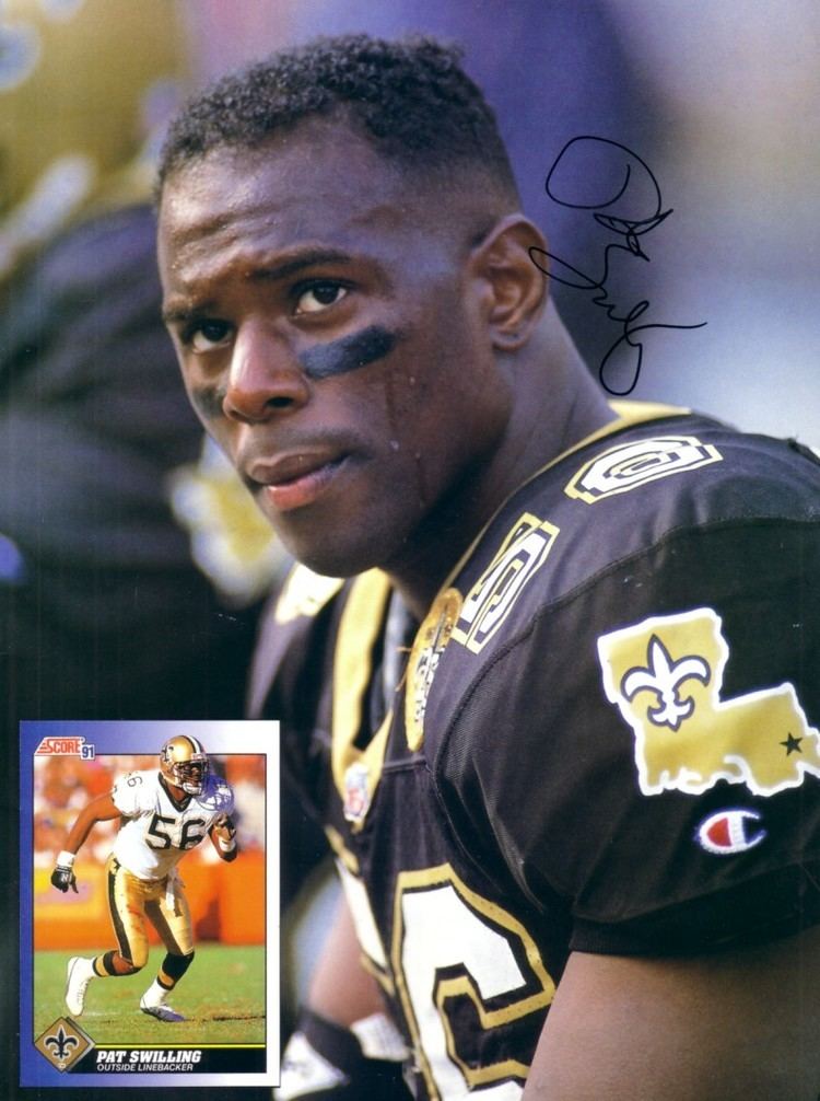 Pat Swilling Pat Swilling autographed New Orleans Saints Beckett