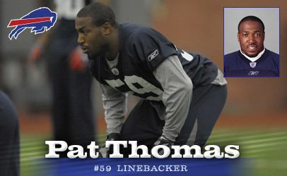 Pat Thomas (linebacker) Buffalo Bills Pat Thomas