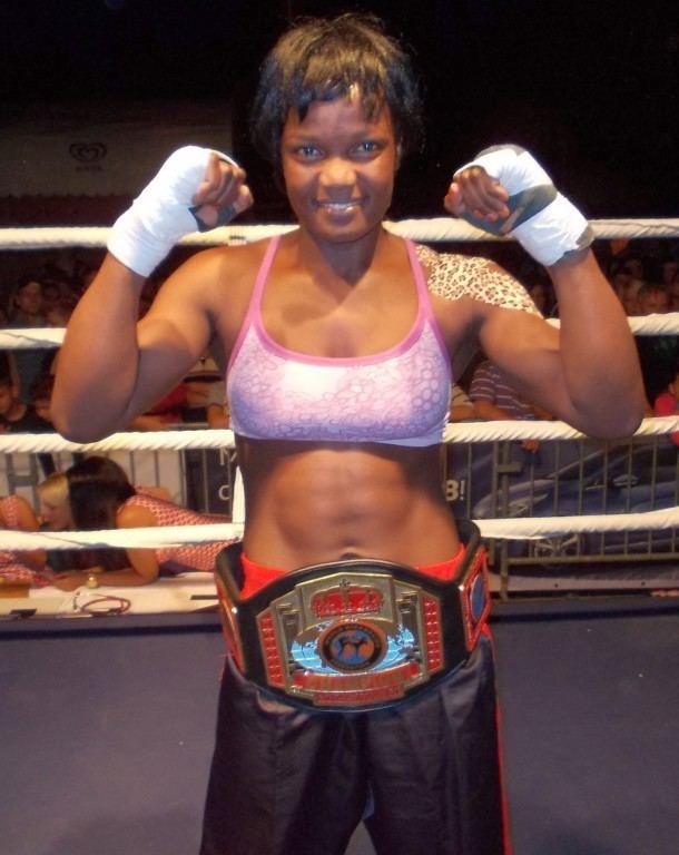 Patricia Apolot Patricia APOLOT Uganda won title fight in Europe World Kickboxing