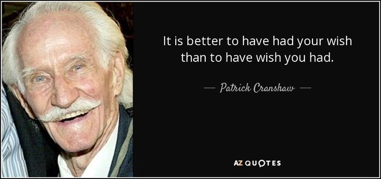 Patrick Cranshaw QUOTES BY PATRICK CRANSHAW AZ Quotes