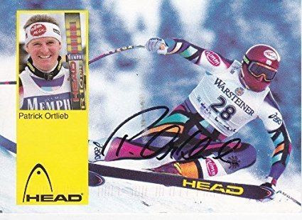Patrick Ortlieb Patrick Ortlieb Autographed Hand Signed Alpine Ski Racer