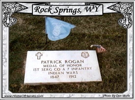 Patrick Rogan (Medal of Honor) Photo of Grave site of MOH Recipient Patrick Rogan