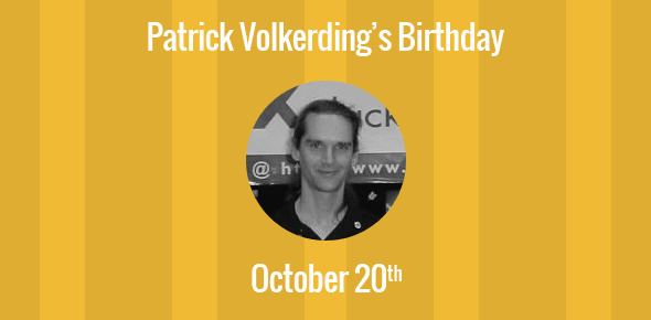 Patrick Volkerding Birthday of Patrick Volkerding Founder of Slackware Linux
