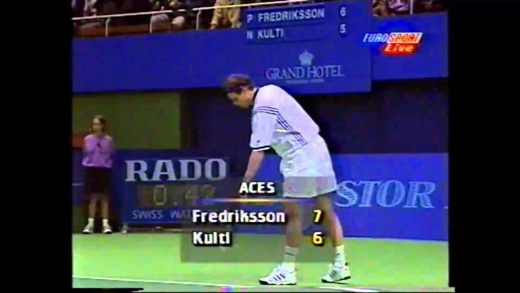 Patrik Fredriksson Patrik Fredriksson vs Niklas Kulti Stockholm Open 1996 YouTube