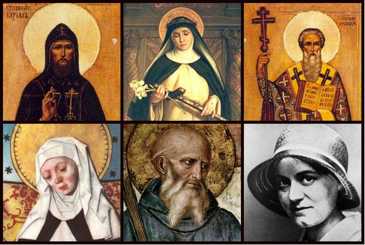Patron saints of Europe