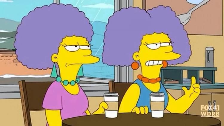 Patty and Selma The simpsons Patty and Selma39s real hair YouTube