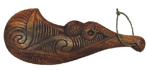 Patu Amazoncom Maori Wahaika Patu Hand Carved Wooden Ceremonial Weapon