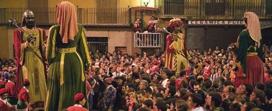 Patum de Berga Popular festivities in Barcelona Spain La Patum de Berga Fiesta in