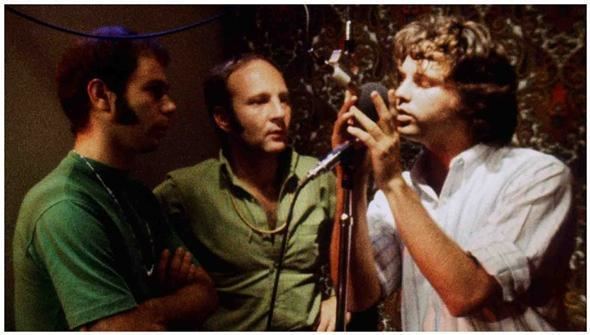Paul A. Rothchild Bruce BotnickPaul Rothchild amp Jim Morrison in studio