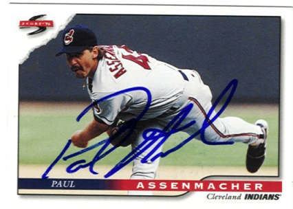 Paul Assenmacher Paul Assenmacher Autographed Card