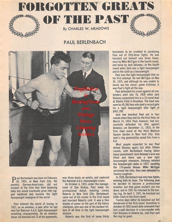 Paul Berlenbach boxingnewsclipping1452paulberlenbachaubreycullvsericchaulkharoldhusseyvswallygoulding3gif