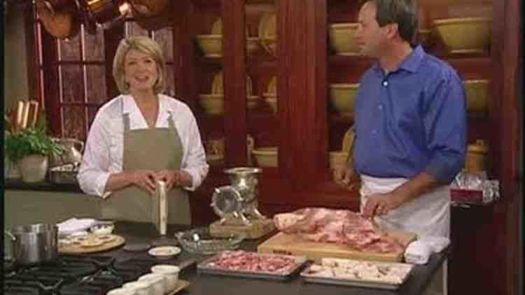 Paul Bertolli Video How to Make Homemade Sausages with Paul Bertolli Martha Stewart
