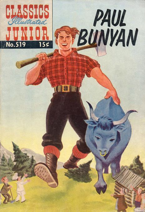 Paul Bunyan Classics Illustrated Paul Bunyan Cover