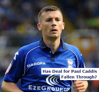 Paul Caddis Paul Caddis Deal Off BCFC News