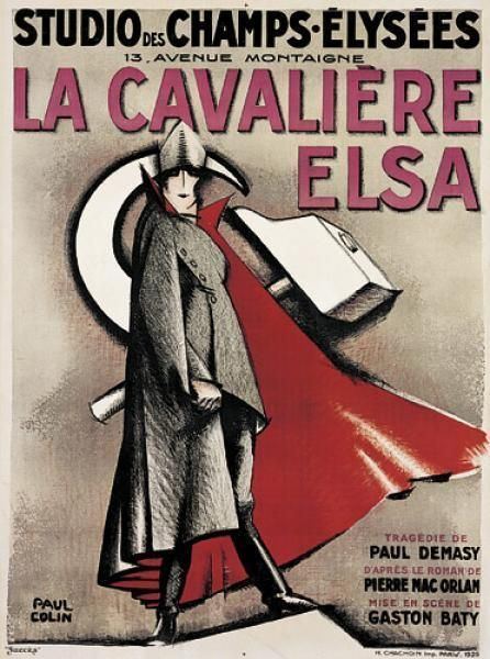 Paul Colin (writer) Poster by Paul Colin 1925 La Cavalire Elsa tragedy by Paul