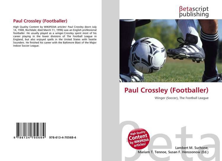 Paul Crossley (footballer) Paul Crossley Footballer 9786134705684 6134705683 9786134705684