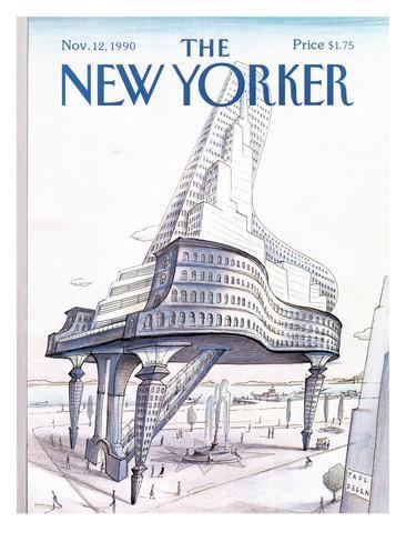 Paul Degen The New Yorker Cover November 12 1990 Poster Print by