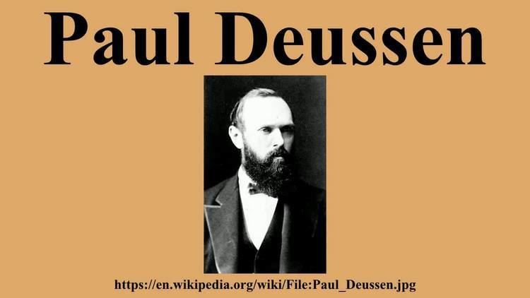 Paul Deussen Paul Deussen YouTube