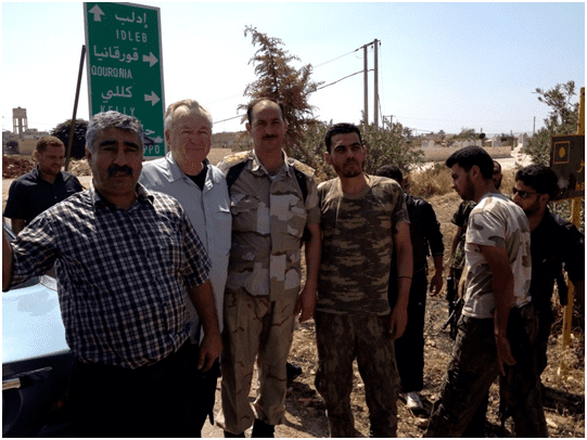 Paul E. Vallely Unlocking the facts in Syria MG Vallely in Syria The