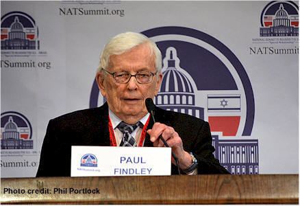 Paul Findley First American National Summit Reassessing USIsrael